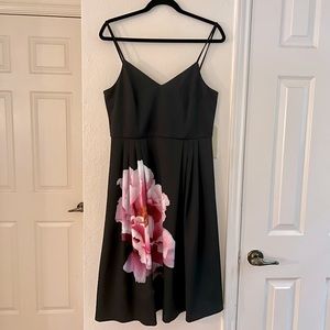 CeCe Leah Flower Panel Dress